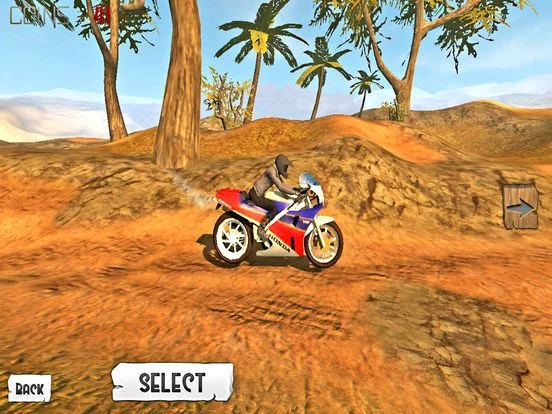 Изображение игры: 3d Desert Stunt Master Bike Racer