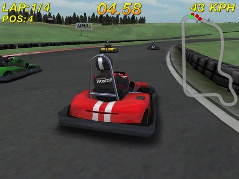 Изображение игры: Go Karting Outdoor HD