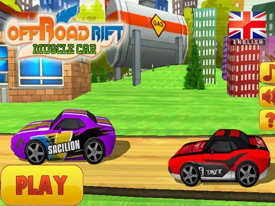 Изображение игры: Offroad Rift - Free Muscle Car Racing For Kids