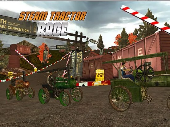Изображение игры: Steam Tractor Race