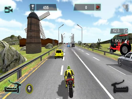 Изображение игры: High Speed Bike Racer