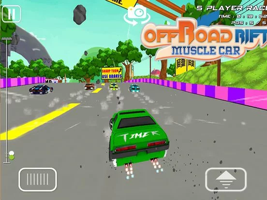 Изображение игры: Offroad Rift - Free Muscle Car Racing For Kids