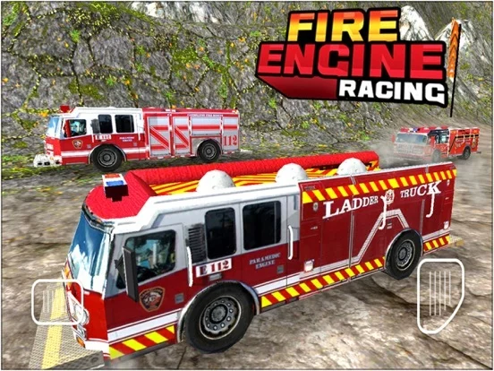 Изображение игры: Fire Engine Racing Simulator