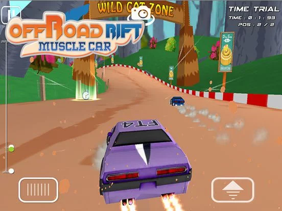Изображение игры: Offroad Rift - Free Muscle Car Racing For Kids