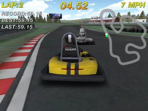 Изображение игры: Go Karting Outdoor HD
