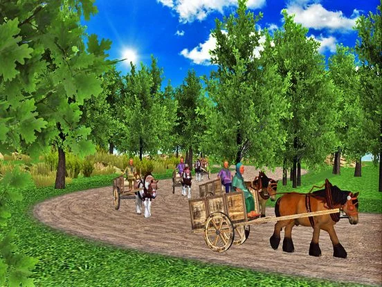 Изображение игры: Real Horse Racing: Cart Riding Free