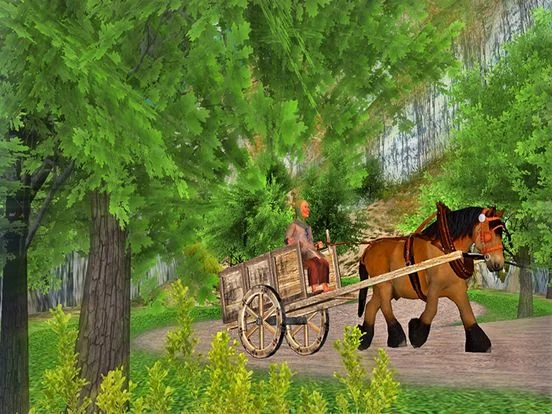 Изображение игры: Real Horse Racing: Cart Riding Free