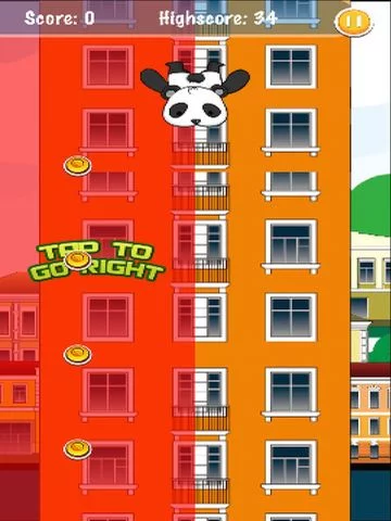 Изображение игры: Panda Bungee Run
