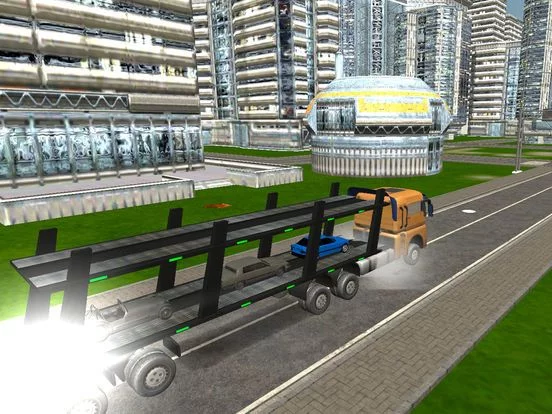 Изображение игры: City Car Transporter