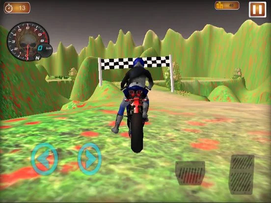 Изображение игры: Speed Bike Rider 3D Game