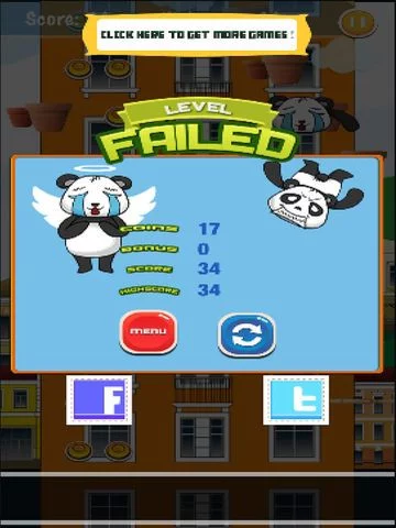 Изображение игры: Panda Bungee Run