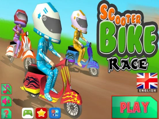 Изображение игры: Scooter Bike Racing - Free 3D Scooter Bike Racing