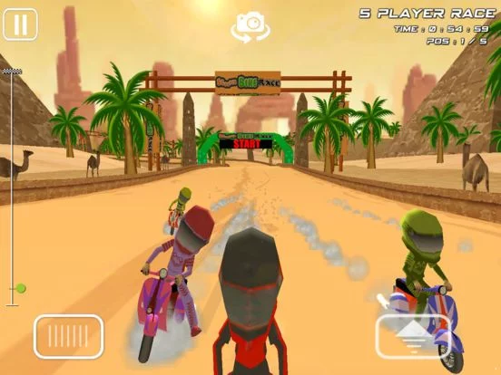 Изображение игры: Scooter Bike Racing - Free 3D Scooter Bike Racing