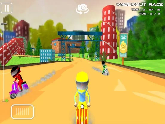 Изображение игры: Scooter Bike Racing - Free 3D Scooter Bike Racing