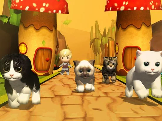 Изображение игры: Cat Racing for Kids First Pet