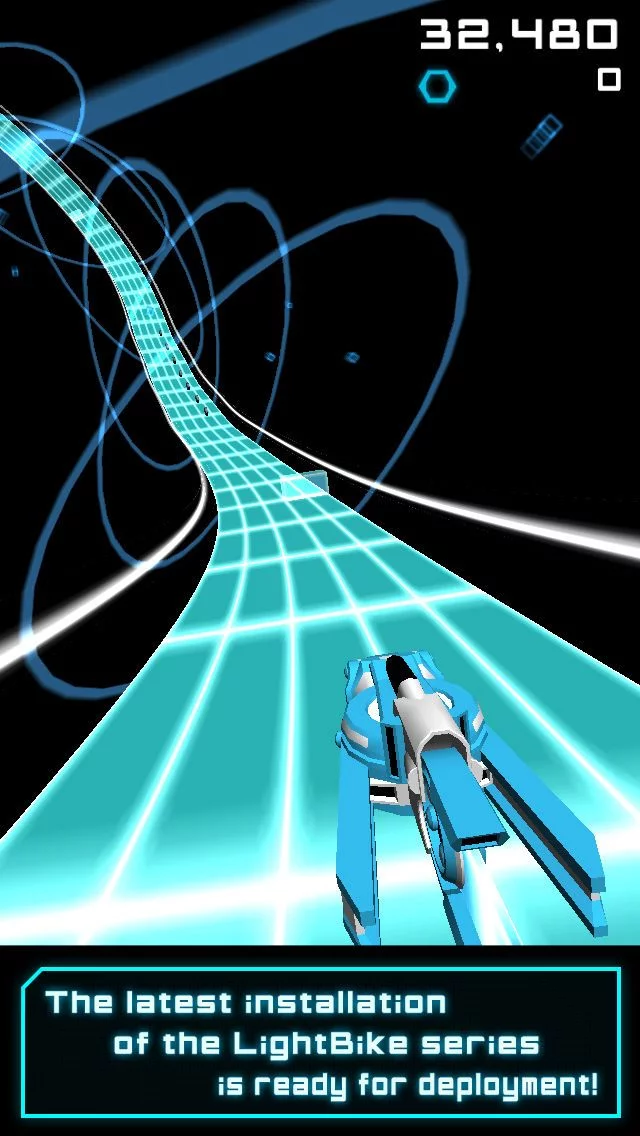 Изображение игры: LightBike Runner