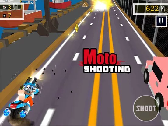 Изображение игры: Moto Shooting - Free ( 3D Moto Bike Shooting & Racing Game )