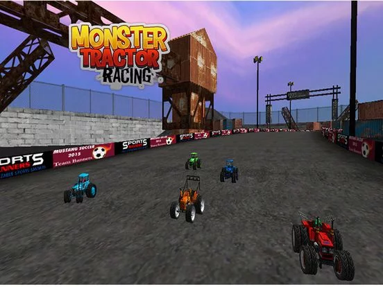 Изображение игры: Monster Tractor Racing
