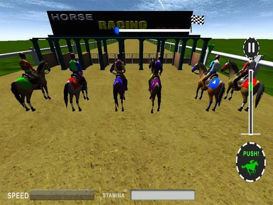 Изображение игры: Derby Horse Racing championship:3d