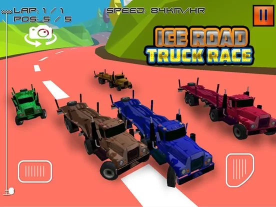 Изображение игры: Ice Road Truck Race