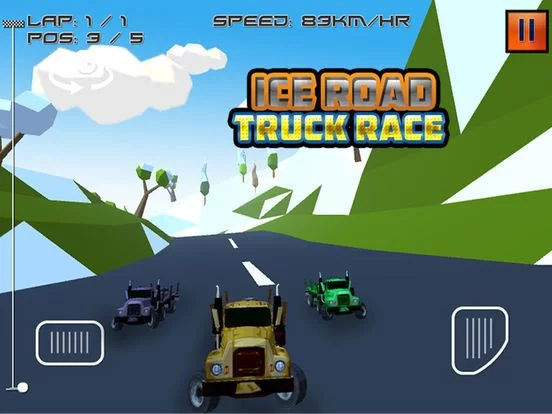 Изображение игры: Ice Road Truck Race