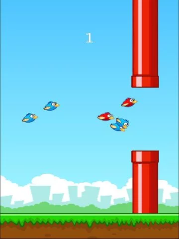 Изображение игры: Funny Smash Clumsy Bird Rush
