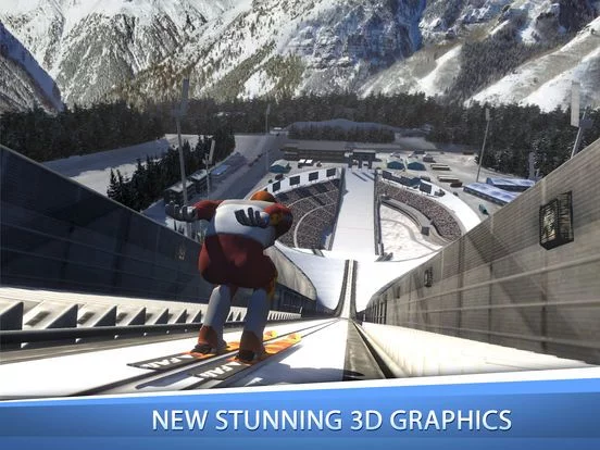 Изображение игры: Ski Jumping Pro