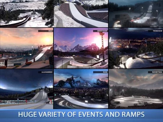 Изображение игры: Ski Jumping Pro