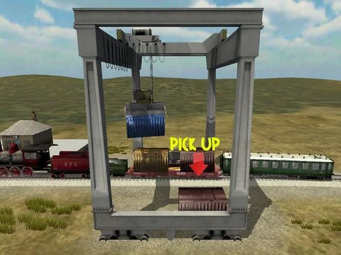 Изображение игры: Trains And Cranes