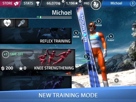 Изображение игры: Ski Jumping Pro