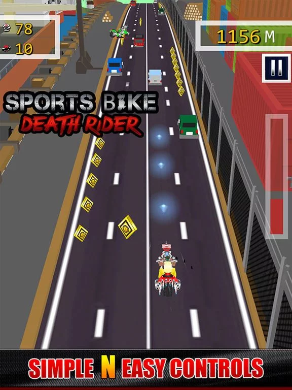 Изображение игры: Sports Bike Death Rider - Top 3D Dirt Bike Racing