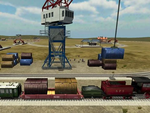 Изображение игры: Trains And Cranes