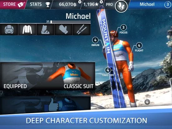 Изображение игры: Ski Jumping Pro