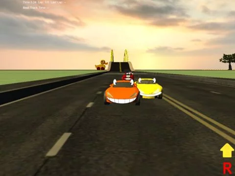 Изображение игры: Kids Racing Cars