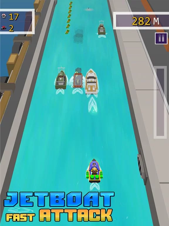 Изображение игры: Jet Boat Fast Attack - Free 3D Water War Racing
