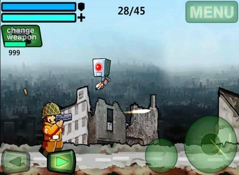 Изображение игры: Battle Soldiers: Bullet Robot