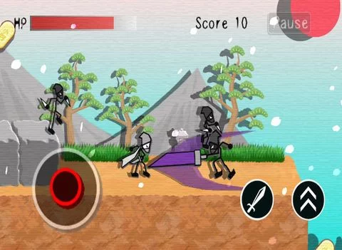 Изображение игры: Ninja Stick Man Fighter