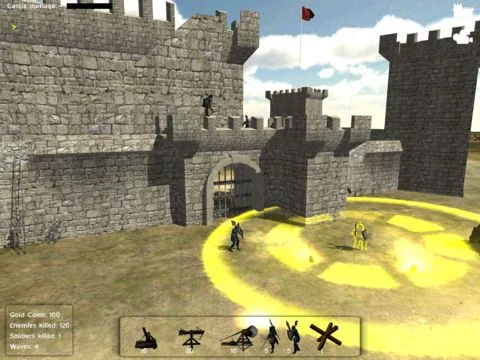 Изображение игры: Castle Walls Defense 3D