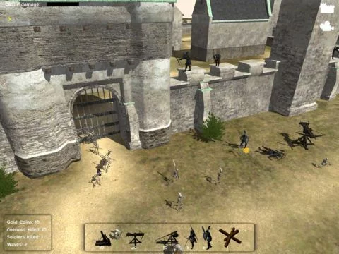 Изображение игры: Castle Walls Defense 3D