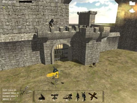 Изображение игры: Castle Walls Defense 3D
