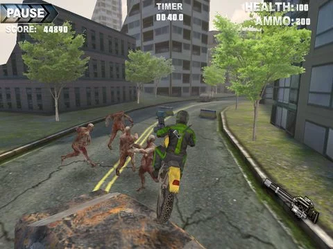 Изображение игры: Dirt Bike Apocalypse