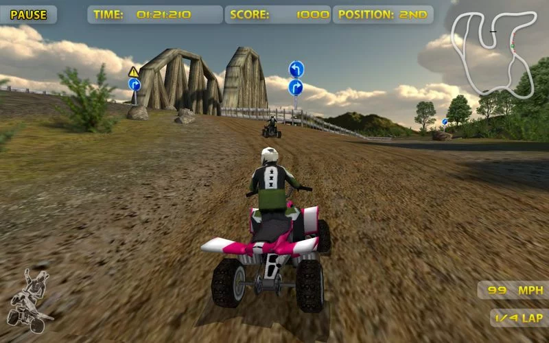 Изображение игры: ATV Madness