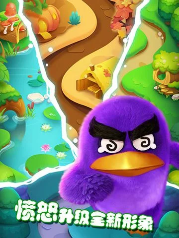 Изображение игры: 天天打鸡血：愤怒的小乌鸟（守护蛋蛋特别版休闲益智小游戏）