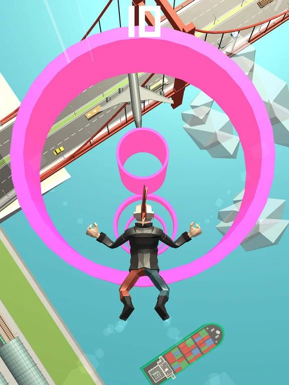 Изображение игры: Sky Drop!