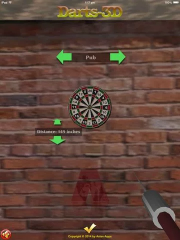 Изображение игры: Darts-3D Free