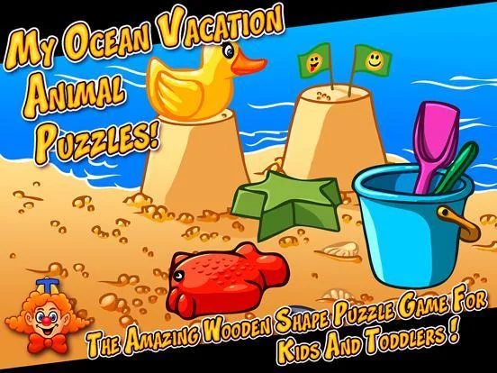 Изображение игры: A Free Ocean Animals Puzzle for Kindergarten Kids