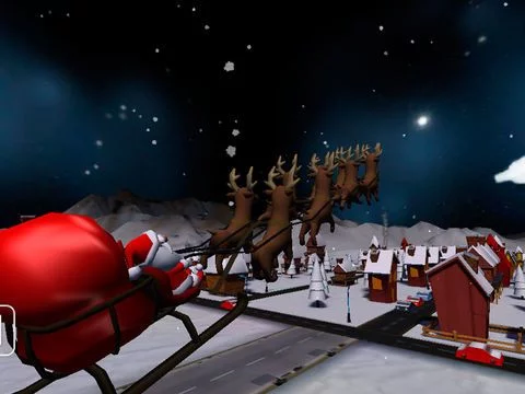 Изображение игры: Santa Flight Simulator