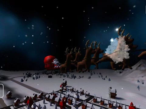 Изображение игры: Santa Flight Simulator