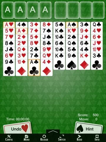 Изображение игры: ⊲Freecell :)