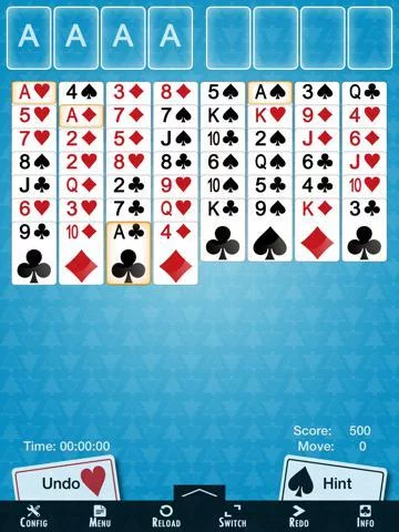 Изображение игры: ⊲Freecell :)